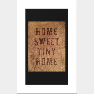 Home sweet tiny home - dark text Posters and Art